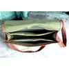 Large Brown Vintage Genuine Leather Messenger Men Briefcase Laptop Shoulder Bag