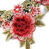 Color heavy industry yarn-dyed lace collar ethnic style embroidery chest collar lace hollow embroidery false collar applique