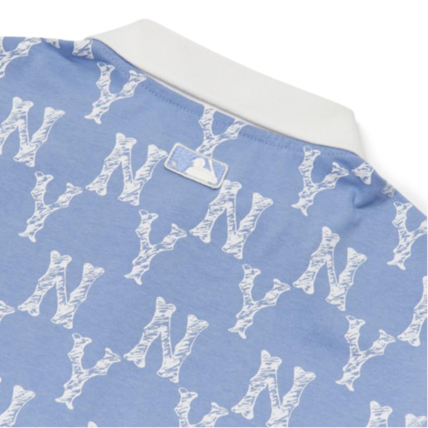 New MLB Short Sleeved Dresses Women's Blue 31OP17131-50S