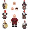 Jucărie Figurină Soldat Antică Cu Material Plastic ABS Set de Piese de Construcție DIY Non-electrică Mărime 4.5cm