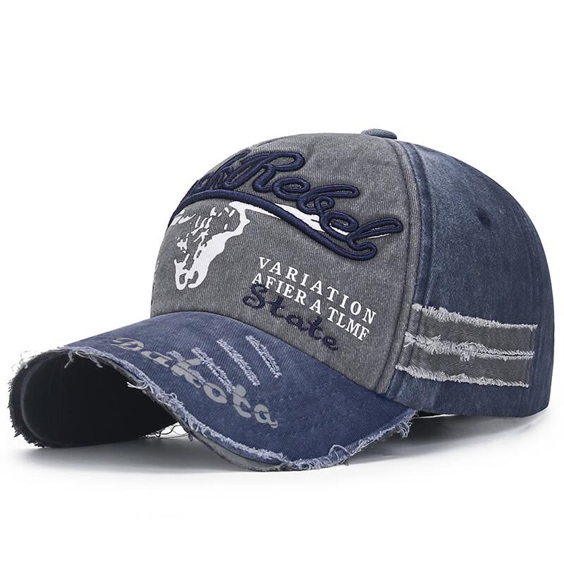 American Retro Embroidered Distressed Baseball Cap