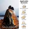 1pc Game of Thrones Season 8 Flannel Blanket Soft Warm Throw for Home, Office, Travel, All-Season Cozy Bedding GiftL1021