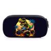 Hot Sales Dinosaur Print 3D Cartoon Layered Pencil Case & Pen Bag Best Gift for Boys/Girls School Supplies