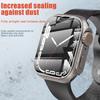 Cambiar a funda protectora completa Ultra 360 para Apple Watch 45mm 44mm Protector de pantalla de vidrio templado para IWatch Series 8 7 6 SE 5