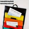 Wall-Mounted Rainbow Accordion File Folder Office Document Bag 6-pocket Hanging Folder Multi-color Hanging File Organizer Multi-layer Classification