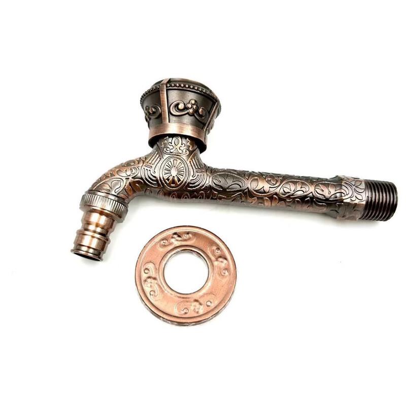 TLXT European Retro Wall-Mounted Dragon Faucet