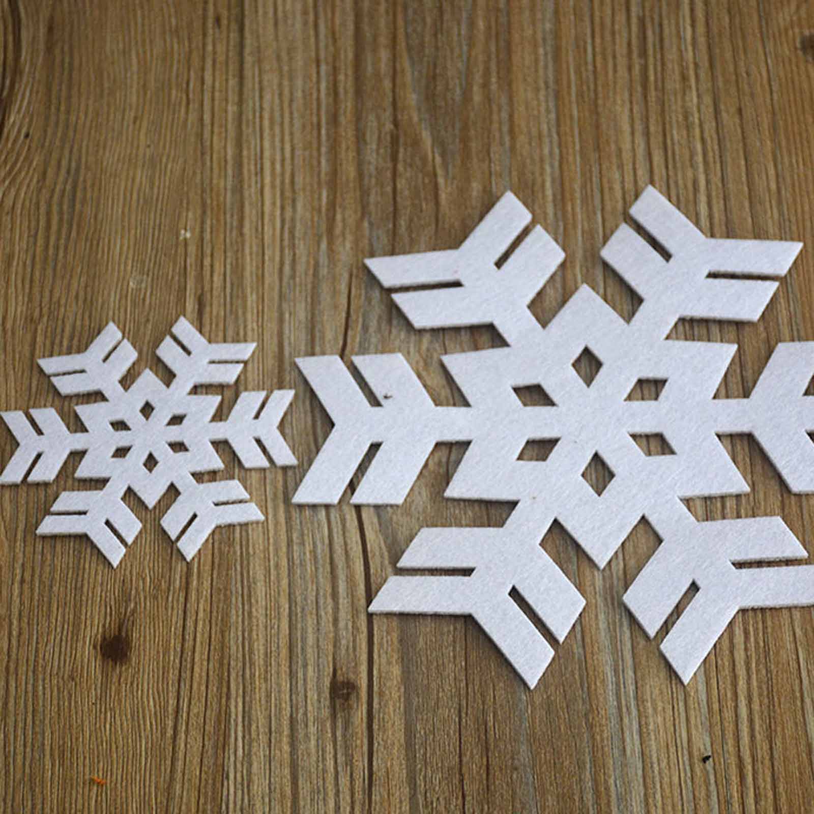 DIY Christmas Snowflake Ornaments Set 6cm 10cm Foam Craft Decorations for Holiday Projects and Seasonal Home Decor L