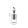 Stainless Steel Glass Oil Bottle Set - Leak-Proof Kitchen Containers for Oil, Soy Sauce, Vinegar, Wine, and Seasonings.