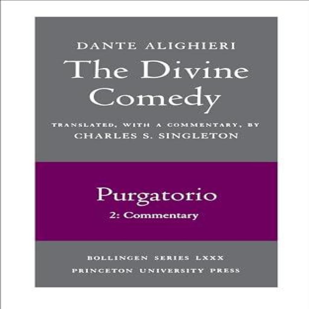 The Divine Comedy II. Purgatorio Vol. II. Part 2 by Dante Alighieri Paperback Book 9780691019109