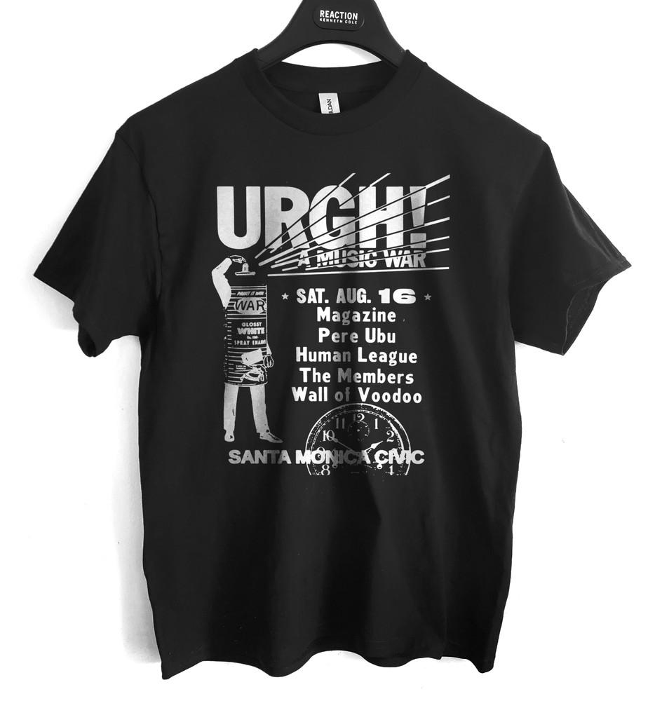 Ух! футболка с музыкальной тематикой xtc pere ubu human league Унисекс S