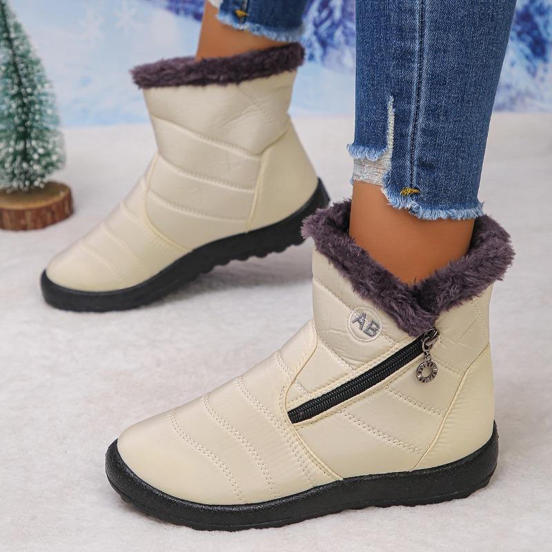 New Cotton Shoes Large Size Women's Shoes Velvet Warm Soft-soled Snow Boots Women's Thickened Winter Women's Shoes