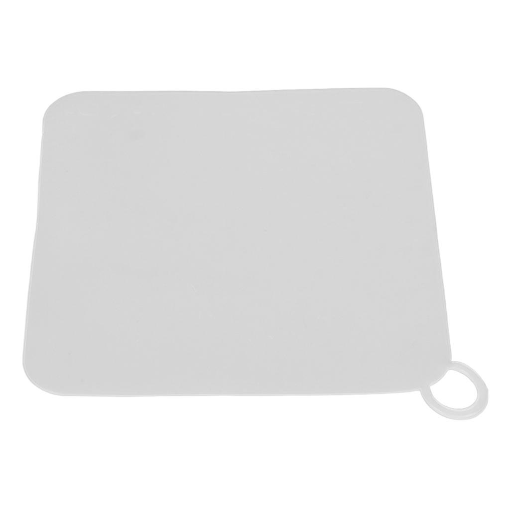 4pcs Flat Suction Cover Silicone Odor Resistant Strong Suction Multifunctional Drain Plug Cover White Gray