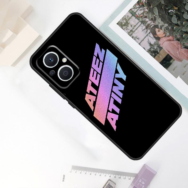 Чехол с логотипом KPOP ATEEZ для OPPO Reno 11F 10 Pro 4 5 6 7 8 Lite 4Z 5Z 8T OPPO Find X5 X6 Pro X2 X3 Neo OPPO Reno6 5G