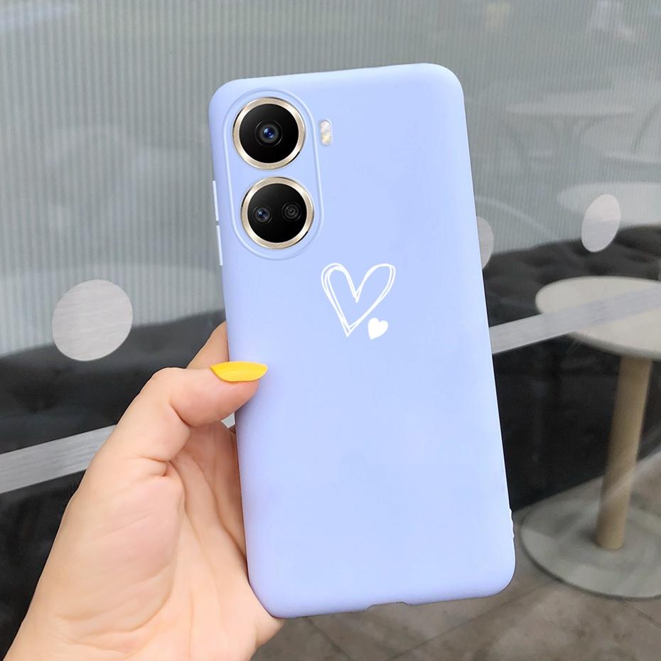 Cute Silicone Case For Huawei Nova 10 SE 2022 Fashion Girl Flower Phone Case For Huawei Nova 10 Pro Nova10 10Pro Soft Back Cover