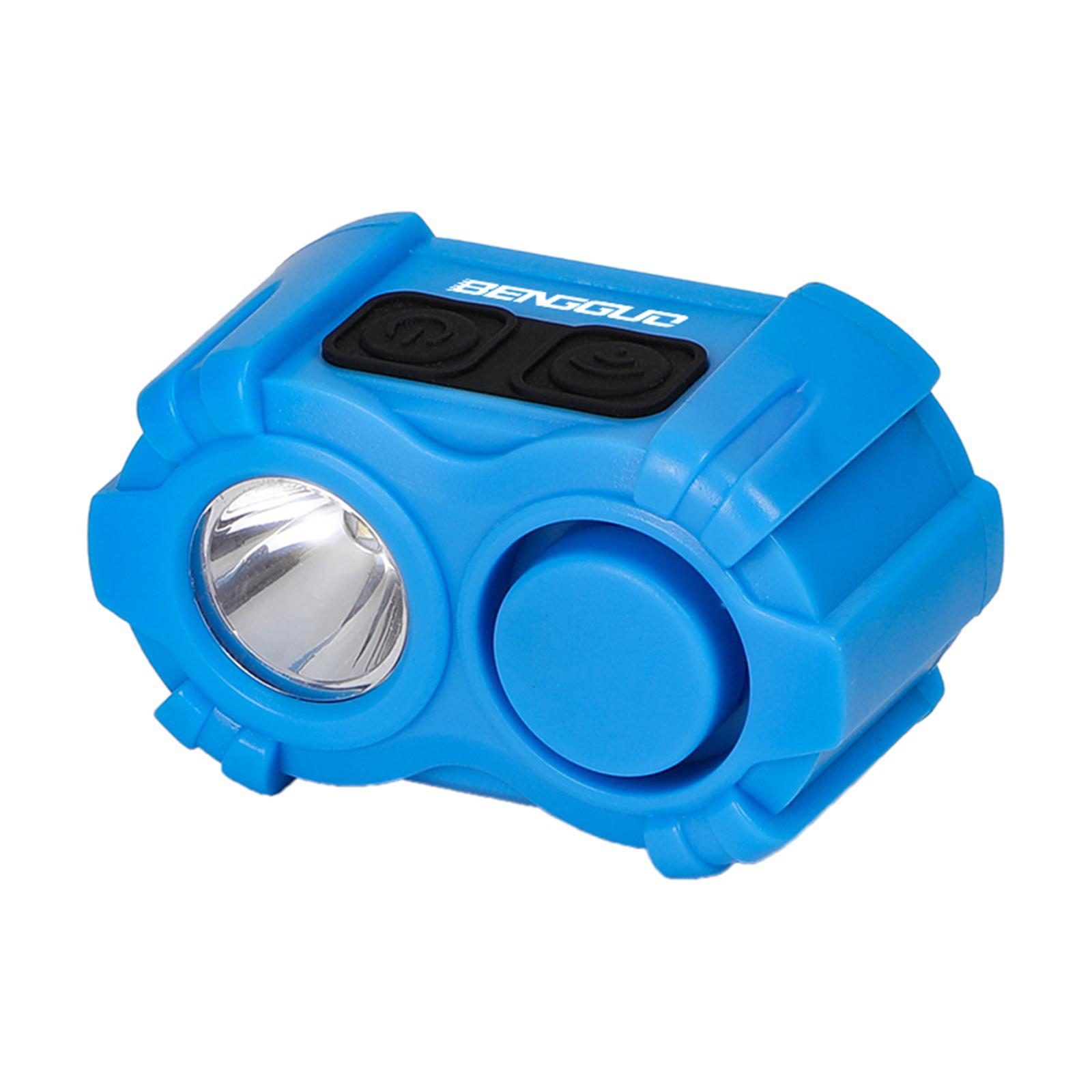 

Велосипедный фонарь с набором звуковых сигналов, перезаряжаемый велосипедный фонарь со звонками, передний велосипедный фонарь для электросамоката 1 синий