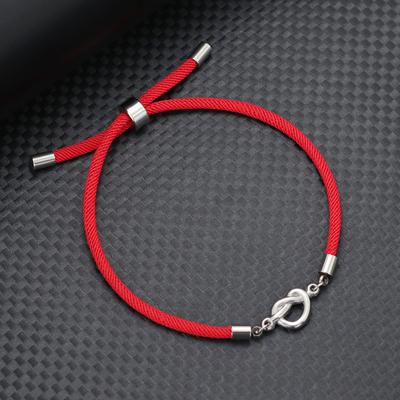 Lucky Cord Chain Bracelet For Women Stainless Steel Heart Best Friend Braslet Perfect Gift For Her Leisure Versatile Accessories