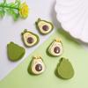 100Pcs/Lot Kawaii Resin Cute Cartoon Avocado Flatback Cabochons for Hair Bow Centers DIY Scrapbooking Decor