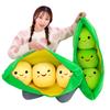 Pea Pod Throw Pillow Small Pendant Creative Plush Toy Large Rag Doll Bean Doll