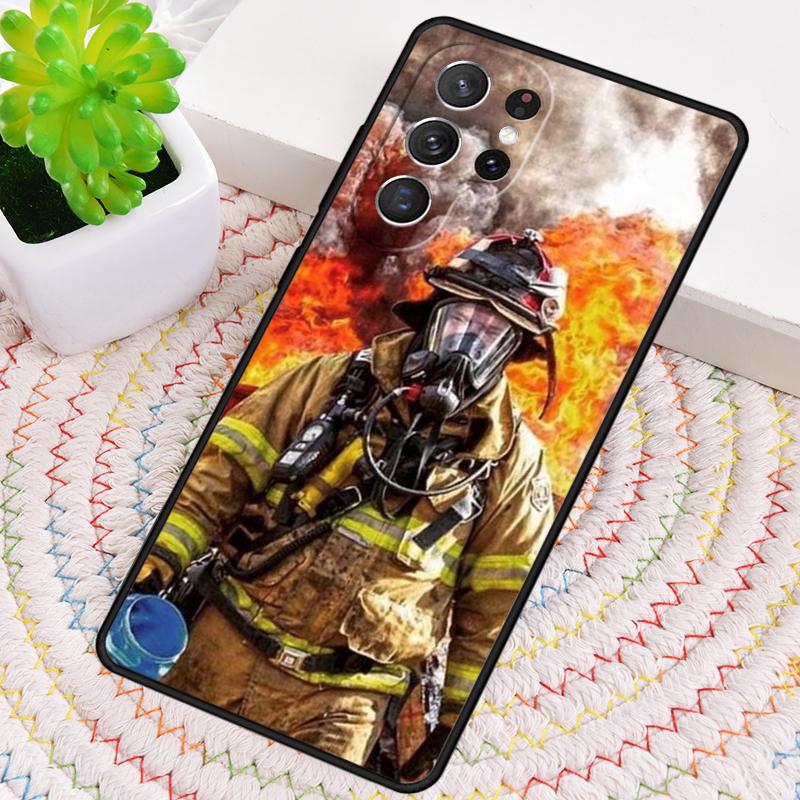Fire Fighter Hero Phone Case for Samsung Galaxy Note 10 Pro S26 Ultra S23 S24 FE S25 S21 S22 PLUS Shockproof Cove