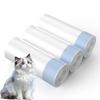60 Pcs Drawstring Cat Litter Bags Cat Litter Box Liners Mess-Free Pet Waste Bags for Most Auto Self-Cleaning Litter Boxes