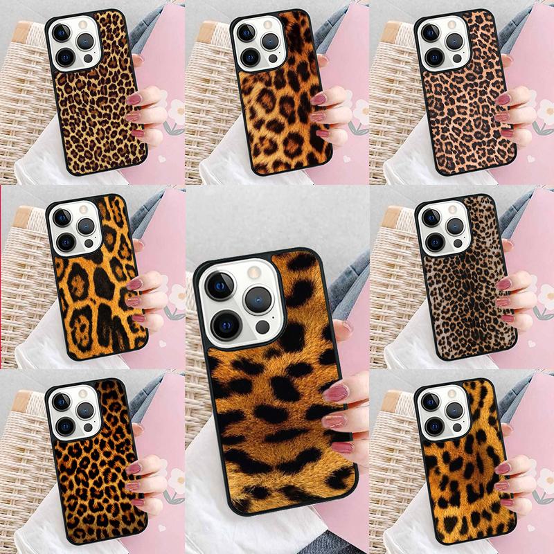Wild Cat Cheetah Leopard Phone Case For iPhone 17 Air 15 16e 14 13 Pro Max Coque 12 11 Pro Max PLUS Cover