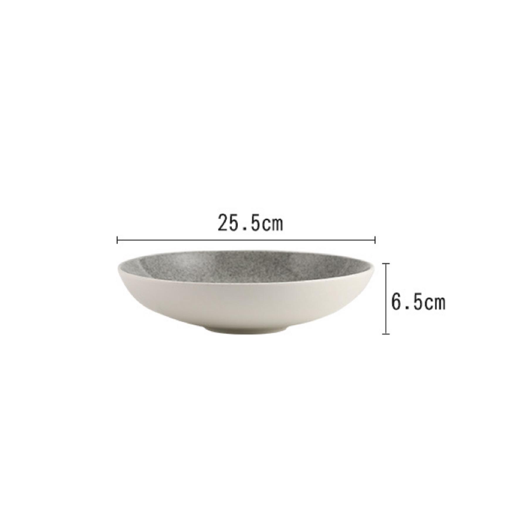 

Stone Pattern Ceramic Dinner Plate Dessert Salad Pasta Restaurant Molecular Cooking Specialty Tableware
