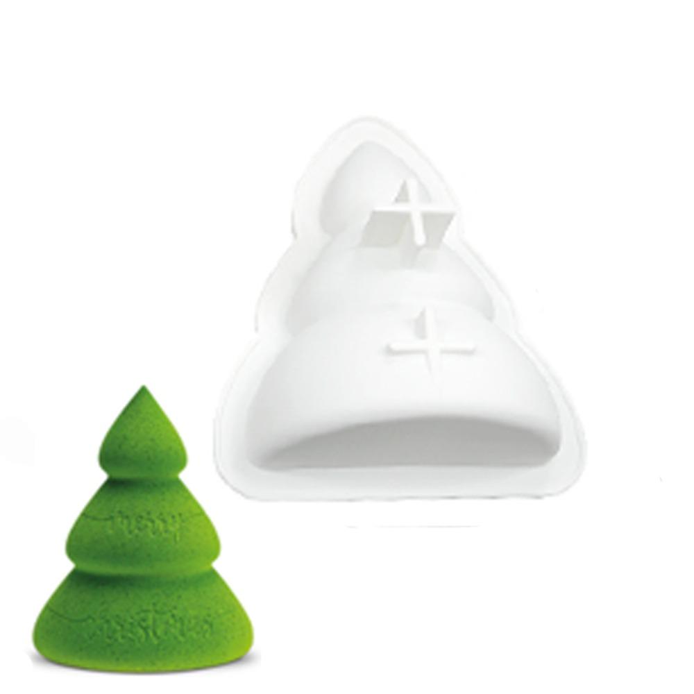 Bakeware Christmas Tree Cake Mold 3D Mousse Mold Soap Chocolate Mould Christmas Decoration