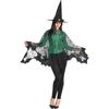 Damen Schal Spinnennetze Poncho Schal für Halloween Cosplay Kostüm