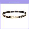 Metal Waist Belt For Women With Elastic Pouch Casual Dress Accessory For Fall Winter Wear