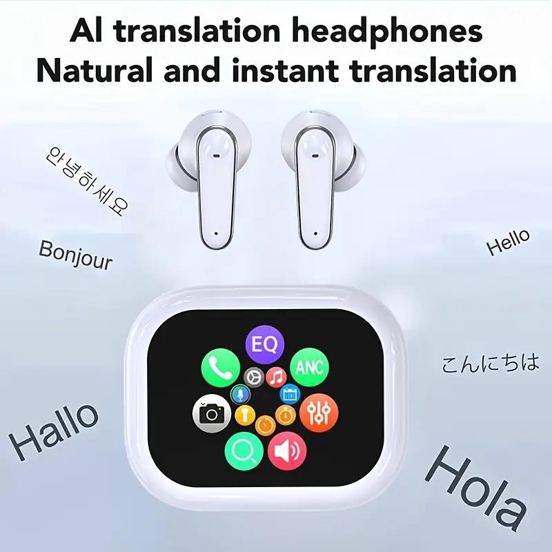

2026 New AI Translation Earphones: High-definition audio, touchscreen control, suitable for sports Earbuds for Android iOS
