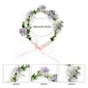 Pastoral Flower Shape Headband for Traveling Taking Photo Spring Girl Ethnic Hair Hoop Wedding Party Bride Hairband
