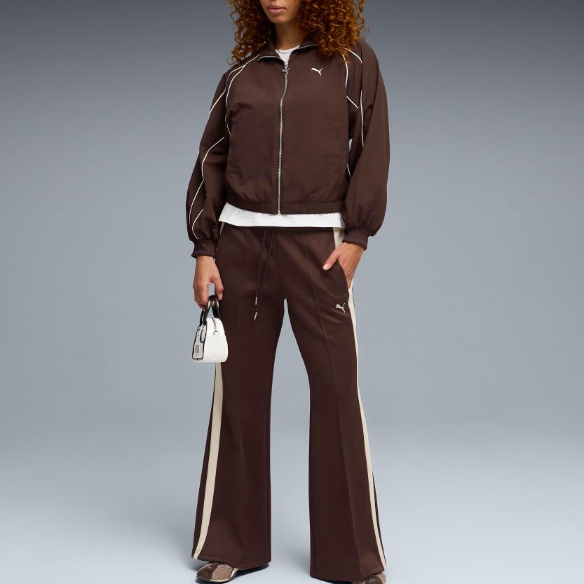 Puma Balloon Sleeve Piping Relaxed Woven Track T7 Vintage Sports Jacket Women jackets 636794-13
