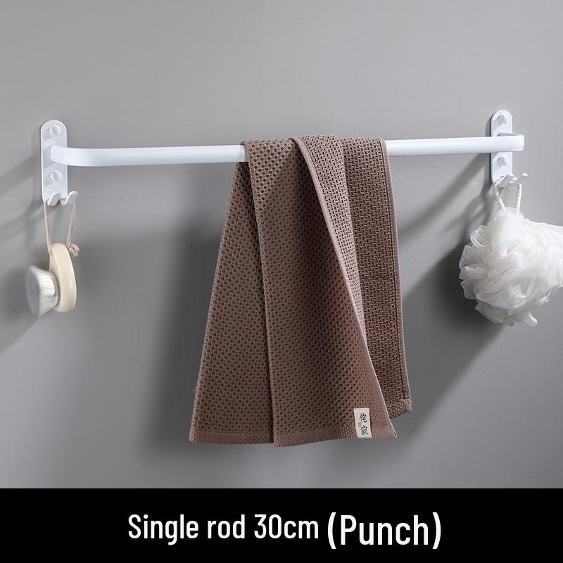 Weißer Space-Aluminium Mehrschichtiger Badezimmer-Handtuchhalter - Drei Stangen