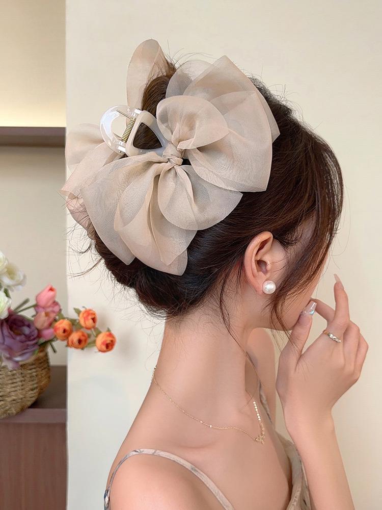 Pinza Grande de Lazo de Malla de Verano 2023 para Mujer