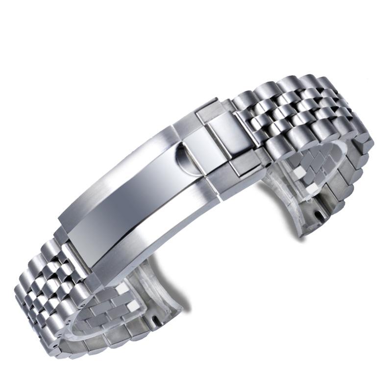 904L Jubilee Watch Band For Rolex Sub GMT Yacht Daytona Watch Strap Luxury Bracelet Mod Parts Replacement Accessories 20mm 21mm