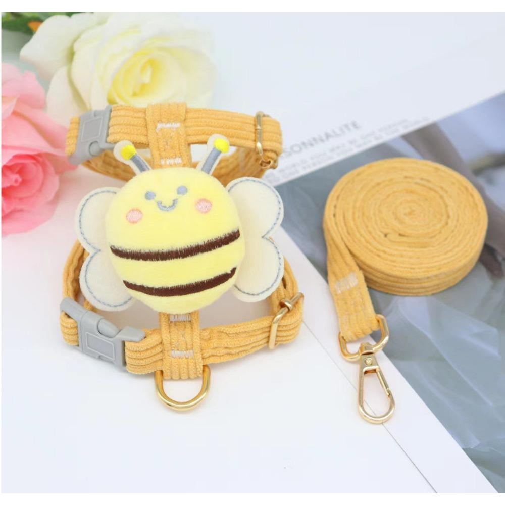 Pet lightweight chest dog, small bee chest, strap, dog walking leash, dog going out leash, medium and small dog chest