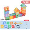 Blocs de construction de maison à grande échelle Simulation de conception de fenêtre, Construction pour maternelle, Création de grande maison pour garçons et filles Bui