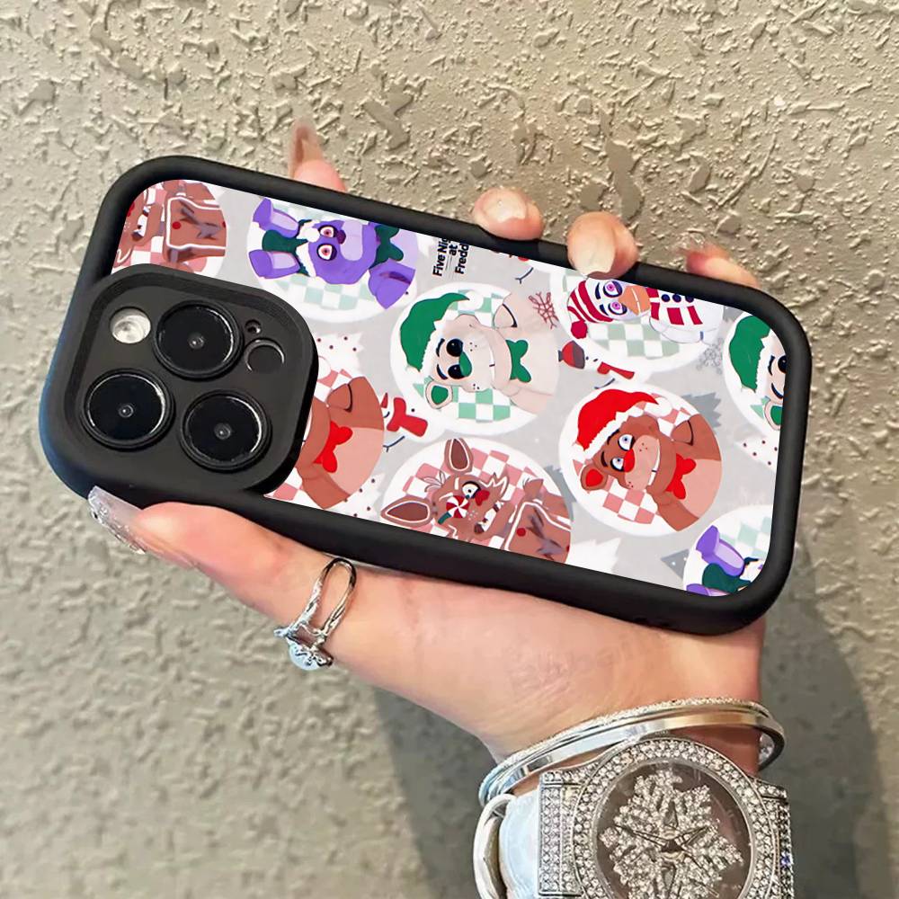 Fnaf Five-nights-At-Freddys Custodia per Telefono Anime Per iPhone 11 12 13 16 15 17 14 Pro Max Morbida Custodia Cover in Silicone
