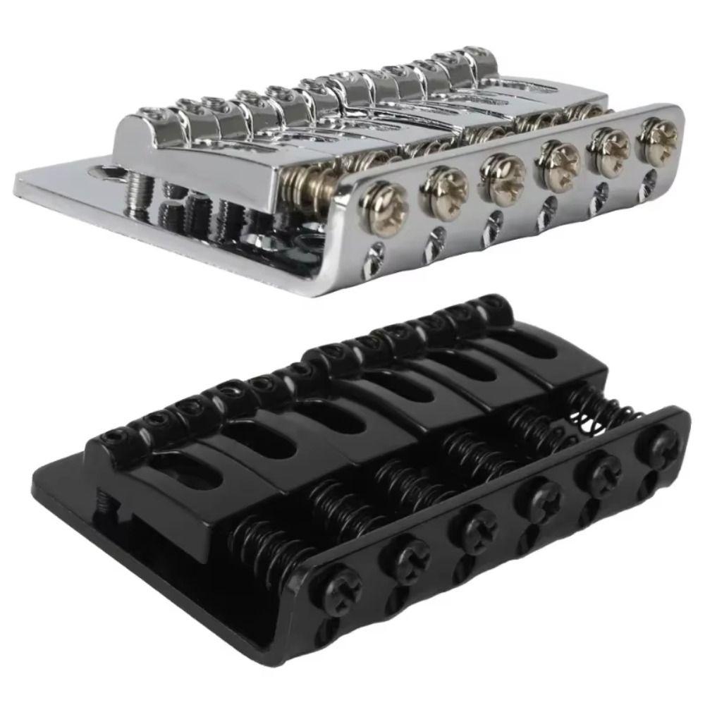 Replacement Guitar Bridge Saddle 6 Strings Electric Guitar Bridge Tremolo Bridge Set  Guitar Parts