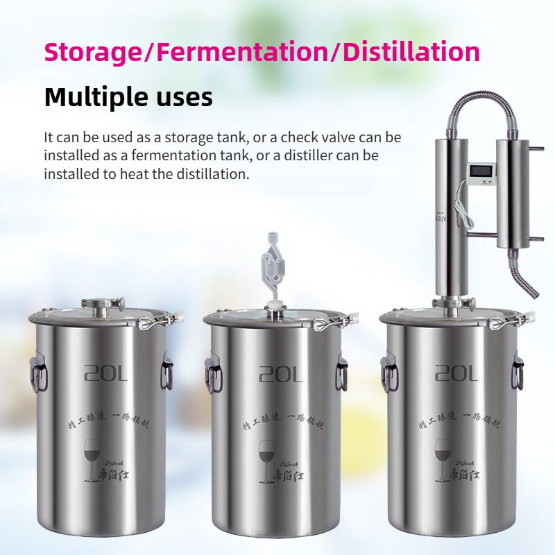 304 Stainless Steel Alcohol Distiller Large Capacity  Homemade Essential Oil Machine Household DIY Brewing Equipment