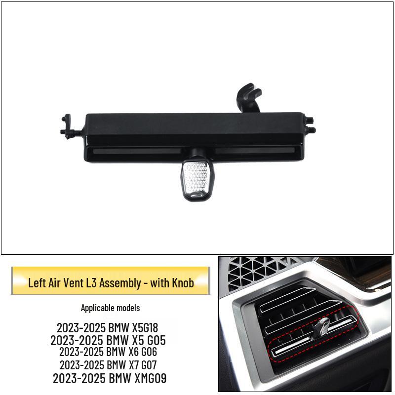 BMW X5/X6/X7 Air Vent Repair Kit: Adjustment Knob Shaft & Panel Frame