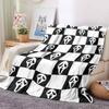 Cross-border Grimace Death Halloween Flannel Blanket Sofa Blanket Printed Blanket Office Blanket Manufacturer Wholesale