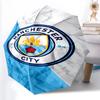 1pc Sturdy 8-Bone Auto Umbrella, Manchester United Manchester City Umbrella, Digital Printed, Foldable Umbrella for On-the-Go Outdoor Use
