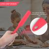 Spatule Spatule en Silicone Grattoir Manche Long Résistant à la Chaleur Fouet à Gâteau Grattoir à Pâte Outil de Cuisson Accessoires de Cuisine Rouge