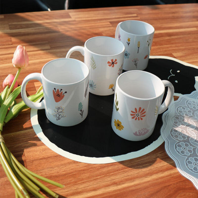 cf014-Design Mug 4p-Beauty of Flowers