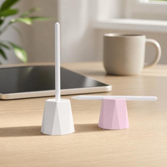 Polygonaler Stifthalter, 3D-gedruckter geometrischer Schreibtisch-Organizer für Stylus & dünne Stifte, Büro-Heim-Schreibtisch-Dekoration