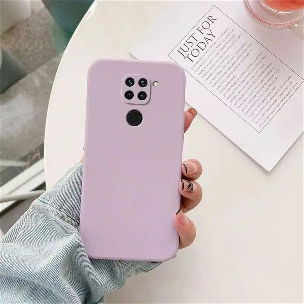 Für Xiaomi Redmi Note 9 4G TPU Weiche Hülle Luxuriöse Kamera-Schutzhülle Für Redmi Note 9 4G Flüssigsilikonhülle