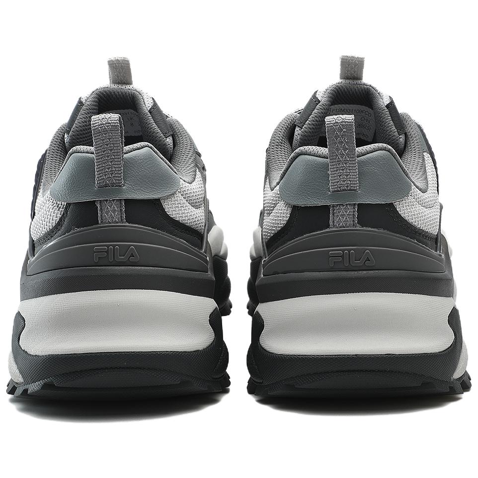 FILA Cella Fabric Synthetic Leather Thick Sole Casual Low Top Dad Shoes Unisex sneaker Antarctic-Gray F12M331109FCD