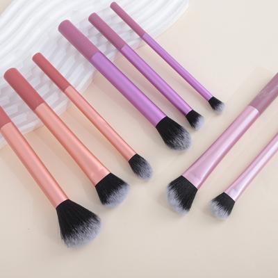 New 8-piece Colorful Makeup Brush Set Portable Loose Powder Blush Foundation Eyeshadow Brush Beauty Brush