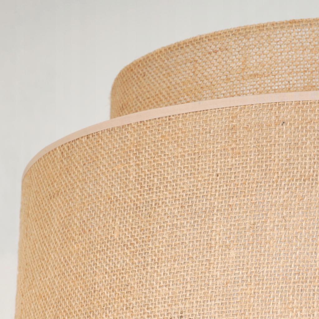 Hanging Lamp, Ceiling Chandelier, Lampshade, Boho Juta